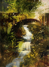 Waterfall At Mourne Mountains